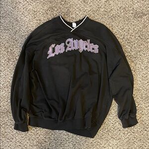 Black V-Neck Sweater